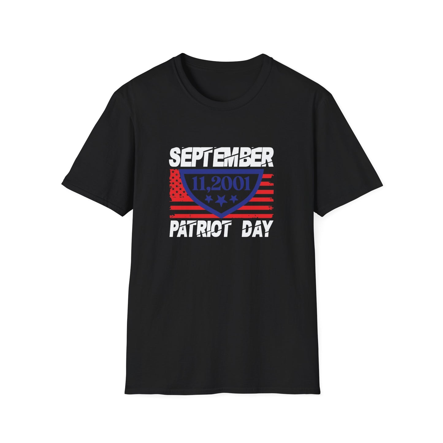 September 11 2001 Patroit Day Unisex Softstyle T-Shirt