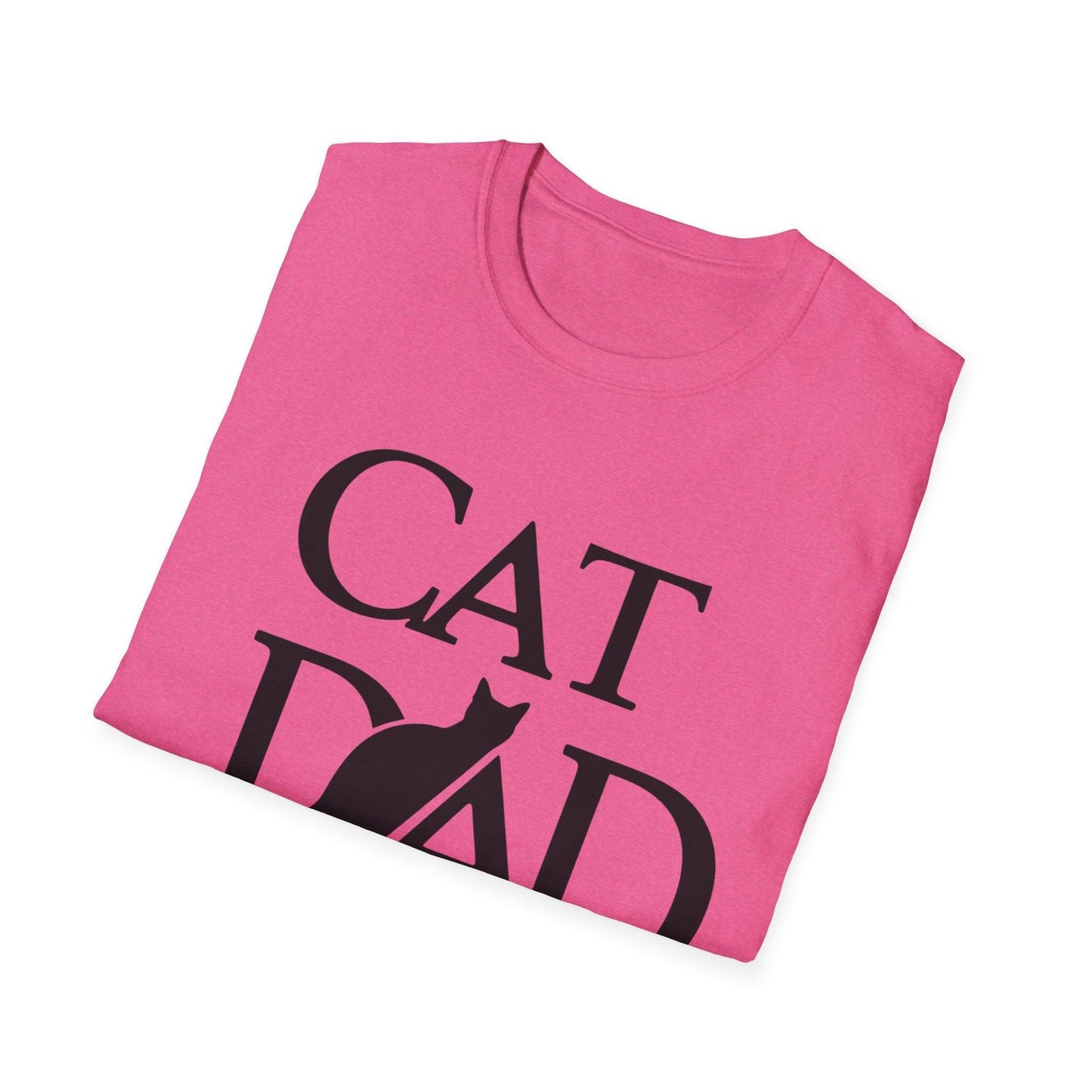 Cat Dad Unisex Softstyle T-Shirt