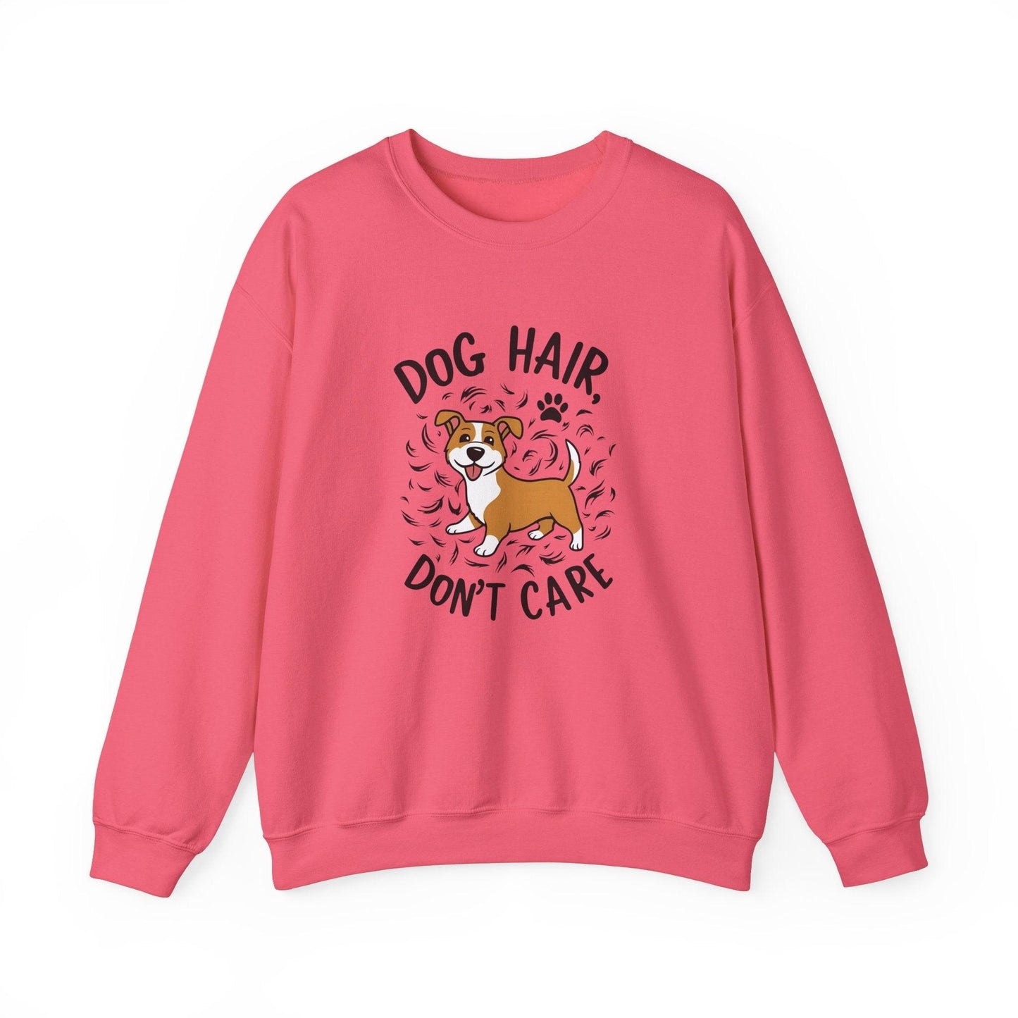 Dog Hair Dog Don't Care Unisex Heavy Blend™ Crewneck Sweatshirt