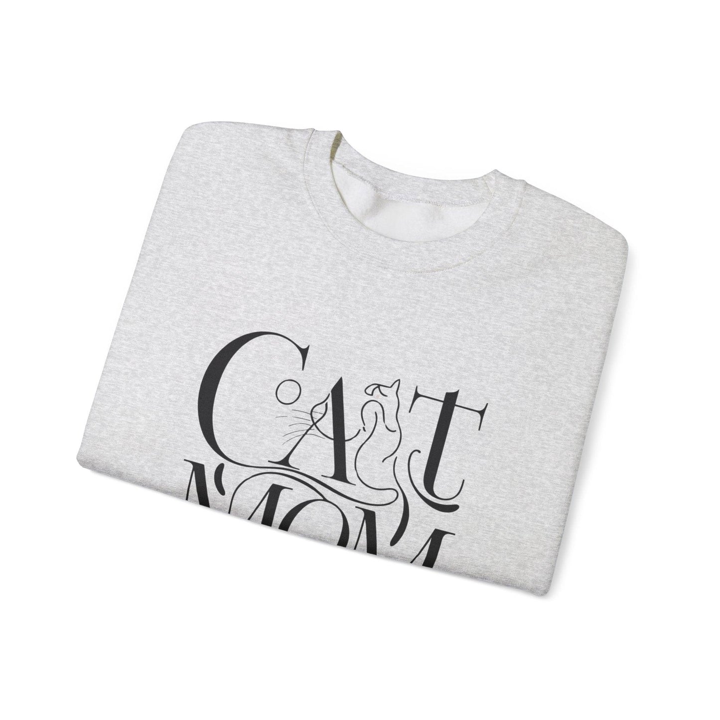 Cat Mom Unisex Heavy Blend™ Crewneck Sweatshirt