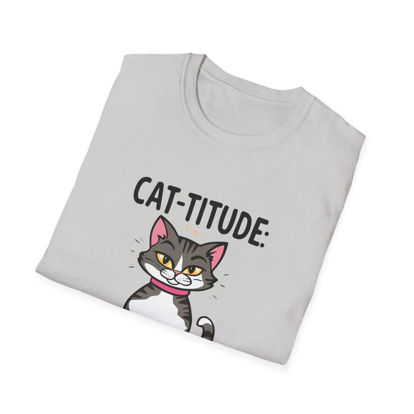 CAT-TITUDE 100% Pure Unisex Softstyle T-Shirt