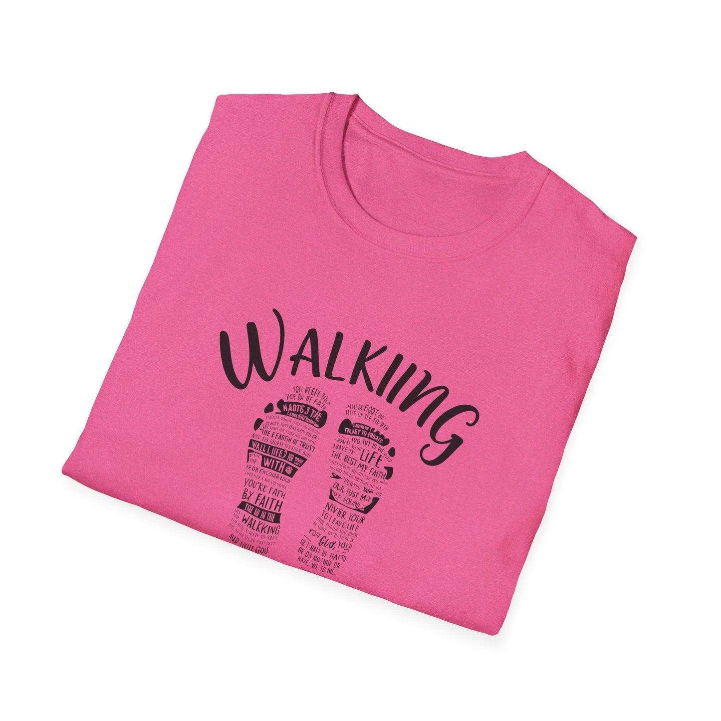 Walking by Faith  Unisex Softstyle T-Shirt