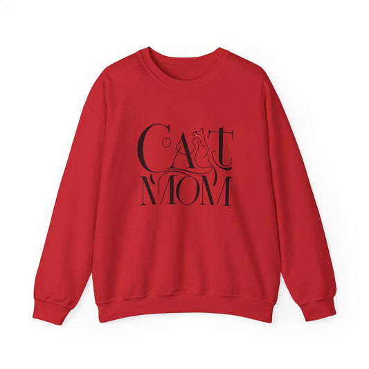 Cat Mom Unisex Heavy Blend™ Crewneck Sweatshirt