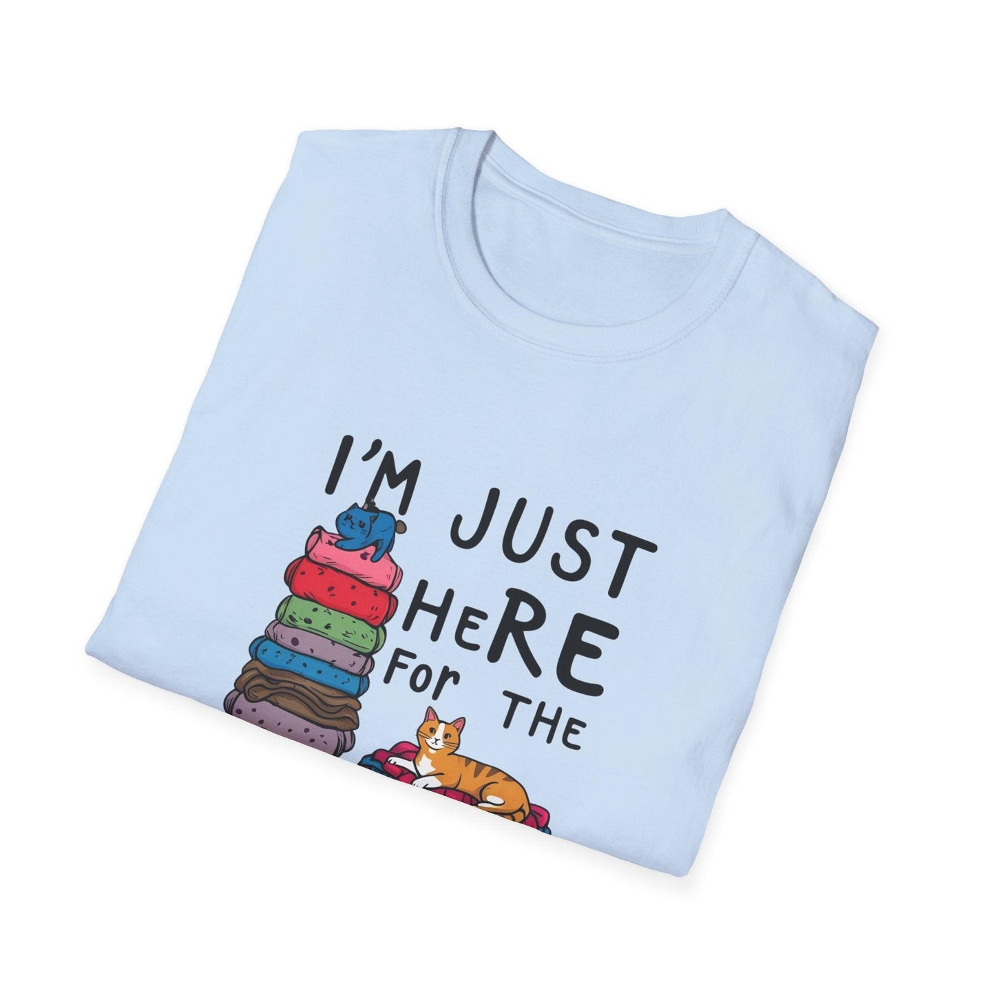 I'm Just Here For The Cats Unisex Softstyle T-Shirt