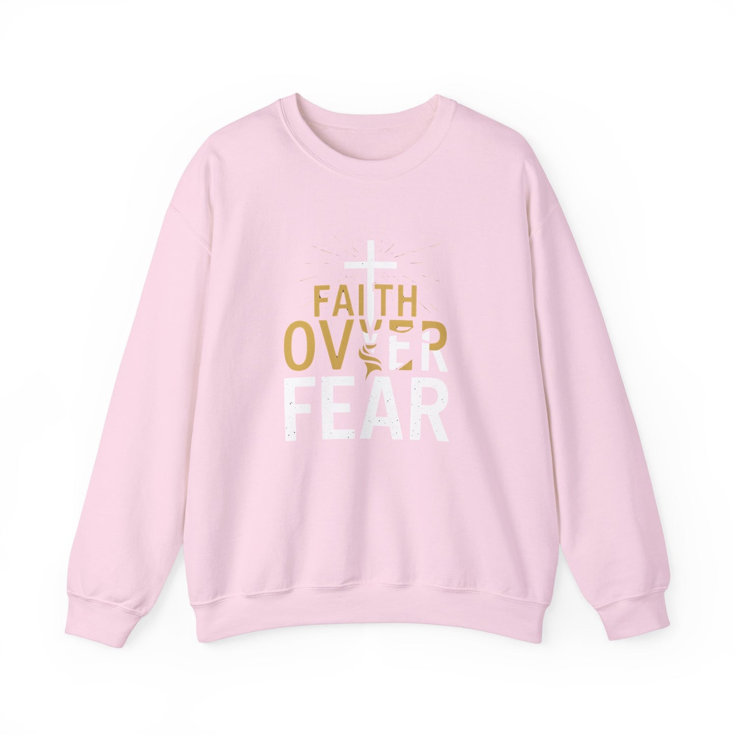 Faith Over Fear Unisex Heavy Blend™ Crewneck Sweatshirt