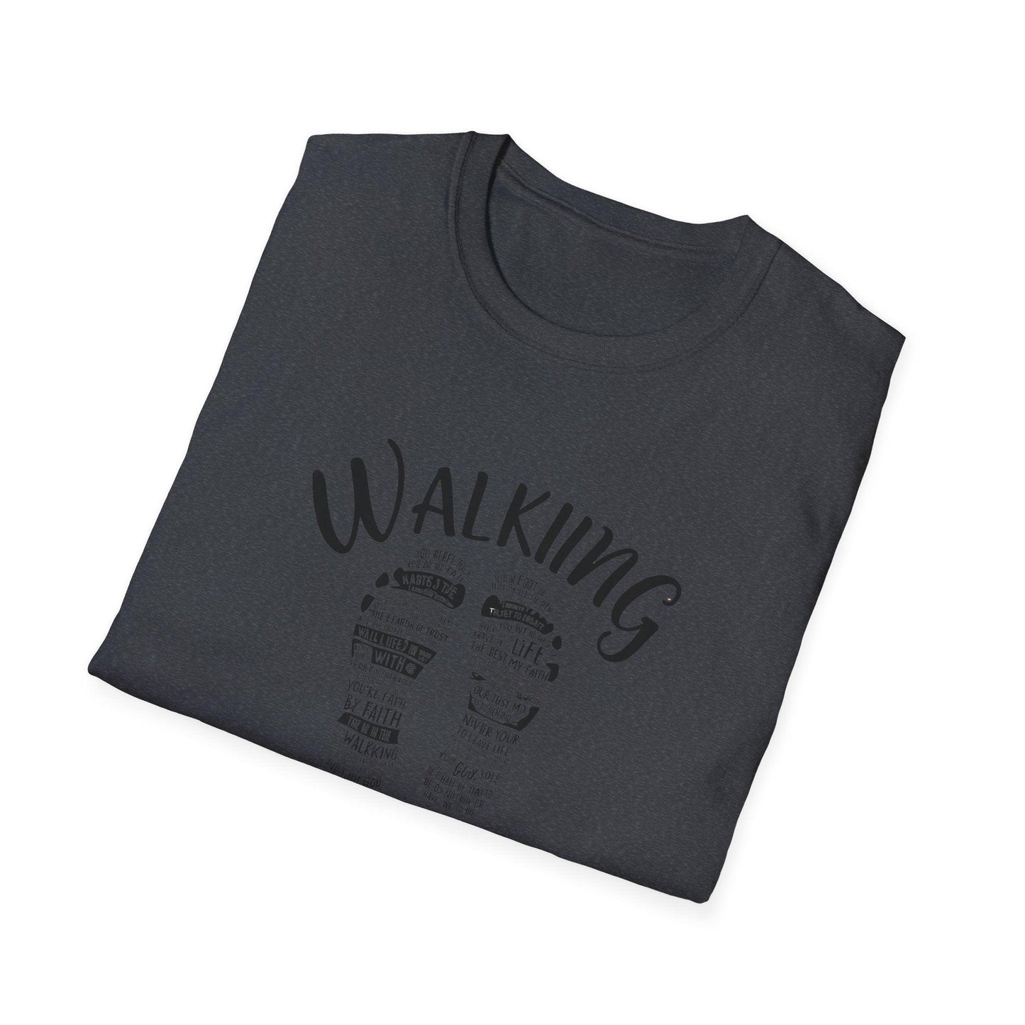 Walking by Faith  Unisex Softstyle T-Shirt