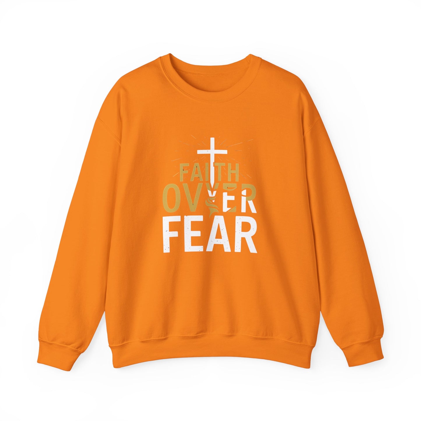 Faith Over Fear Unisex Heavy Blend™ Crewneck Sweatshirt