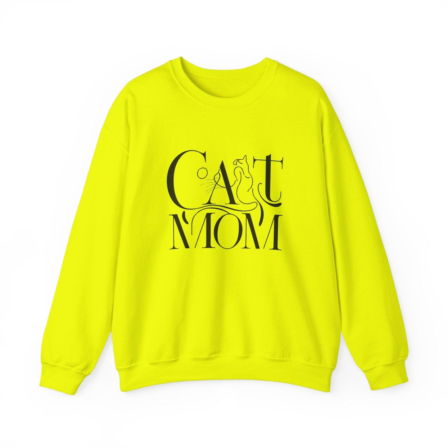 Cat Mom Unisex Heavy Blend™ Crewneck Sweatshirt