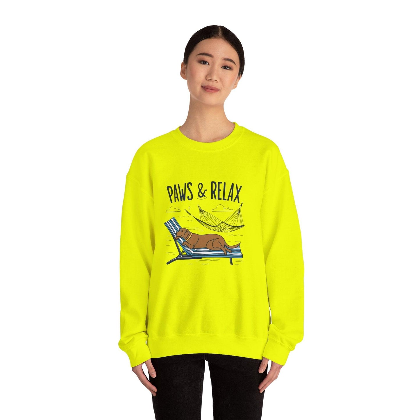 Paws & Relax Unisex Heavy Blend™ Crewneck Sweatshirt