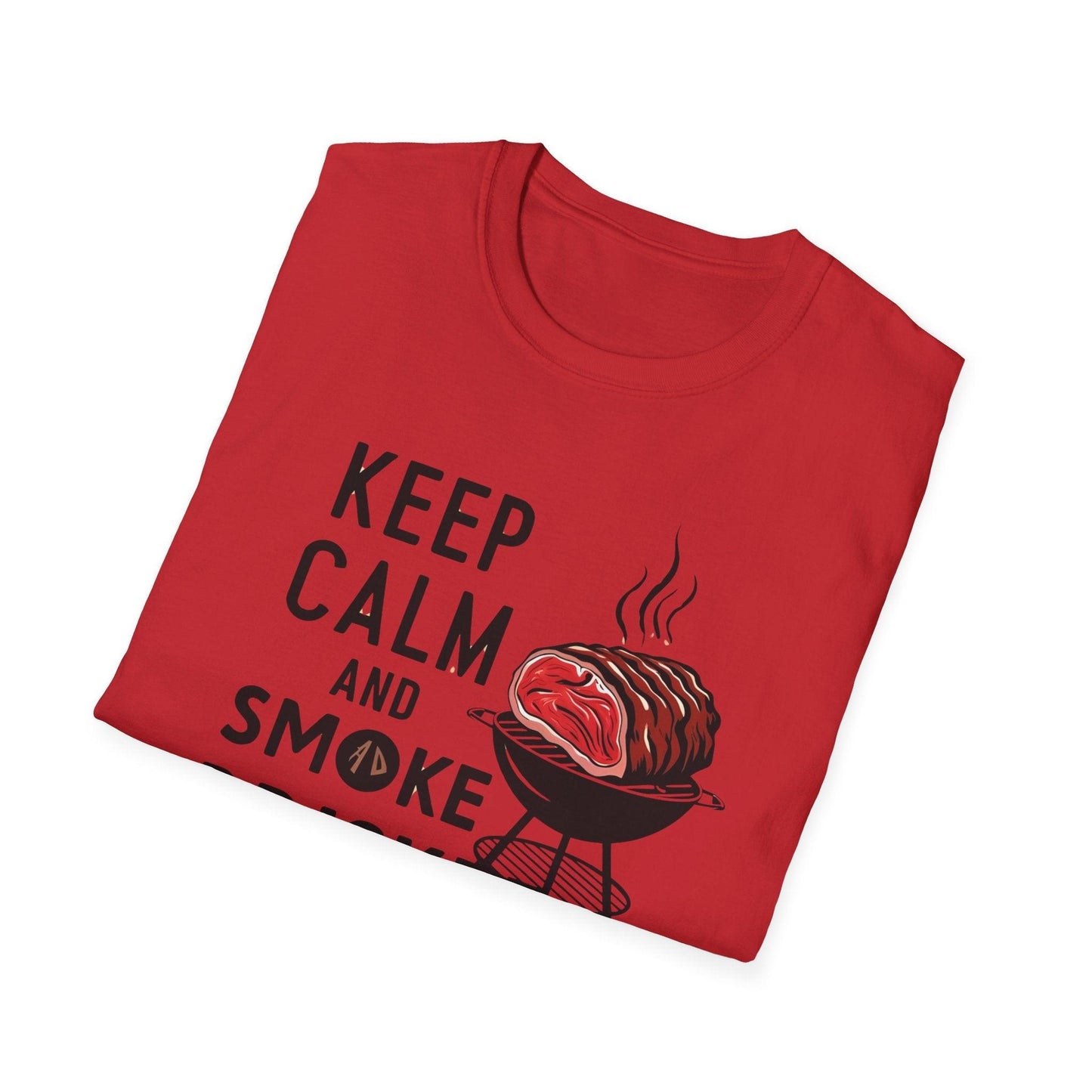 Keep Calm and Smoke Brisket Unisex Softstyle T-Shirt