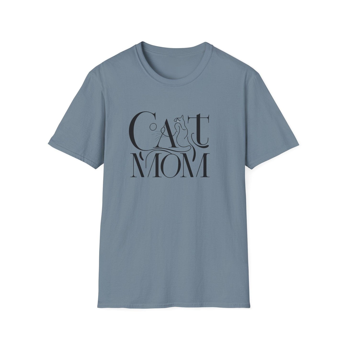 Cat Mom Unisex Softstyle T-Shirt