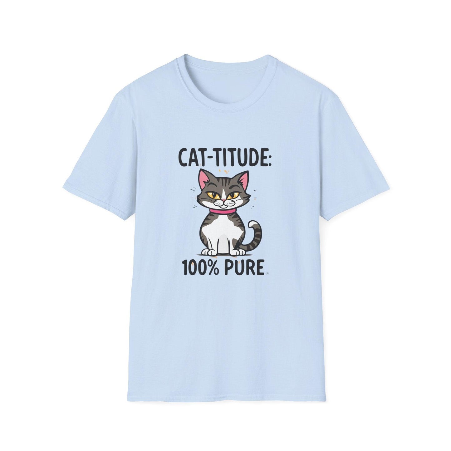 CAT-TITUDE 100% Pure Unisex Softstyle T-Shirt