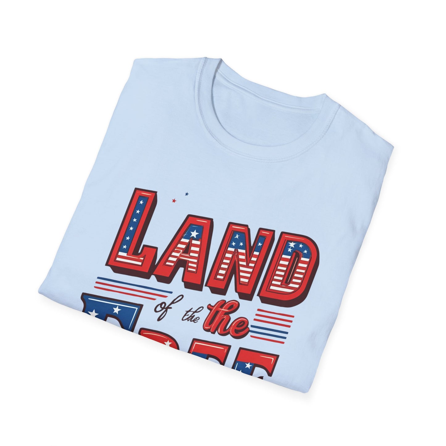 Land of the Free Unisex Softstyle T-Shirt