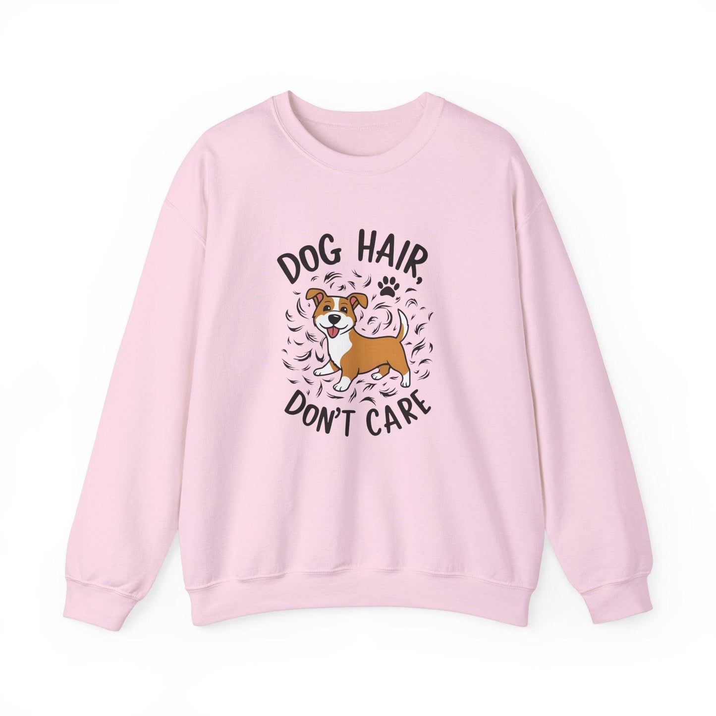 Dog Hair Dog Don't Care Unisex Heavy Blend™ Crewneck Sweatshirt