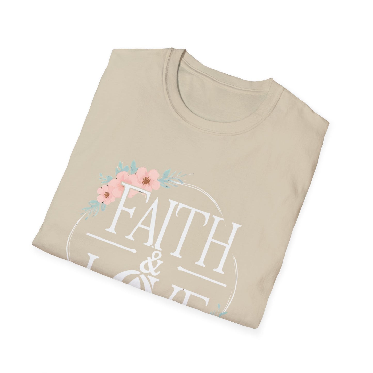 Faith & Love Unisex Softstyle T-Shirt