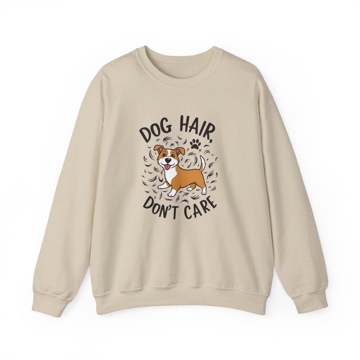 Dog Hair Dog Don't Care Unisex Heavy Blend™ Crewneck Sweatshirt