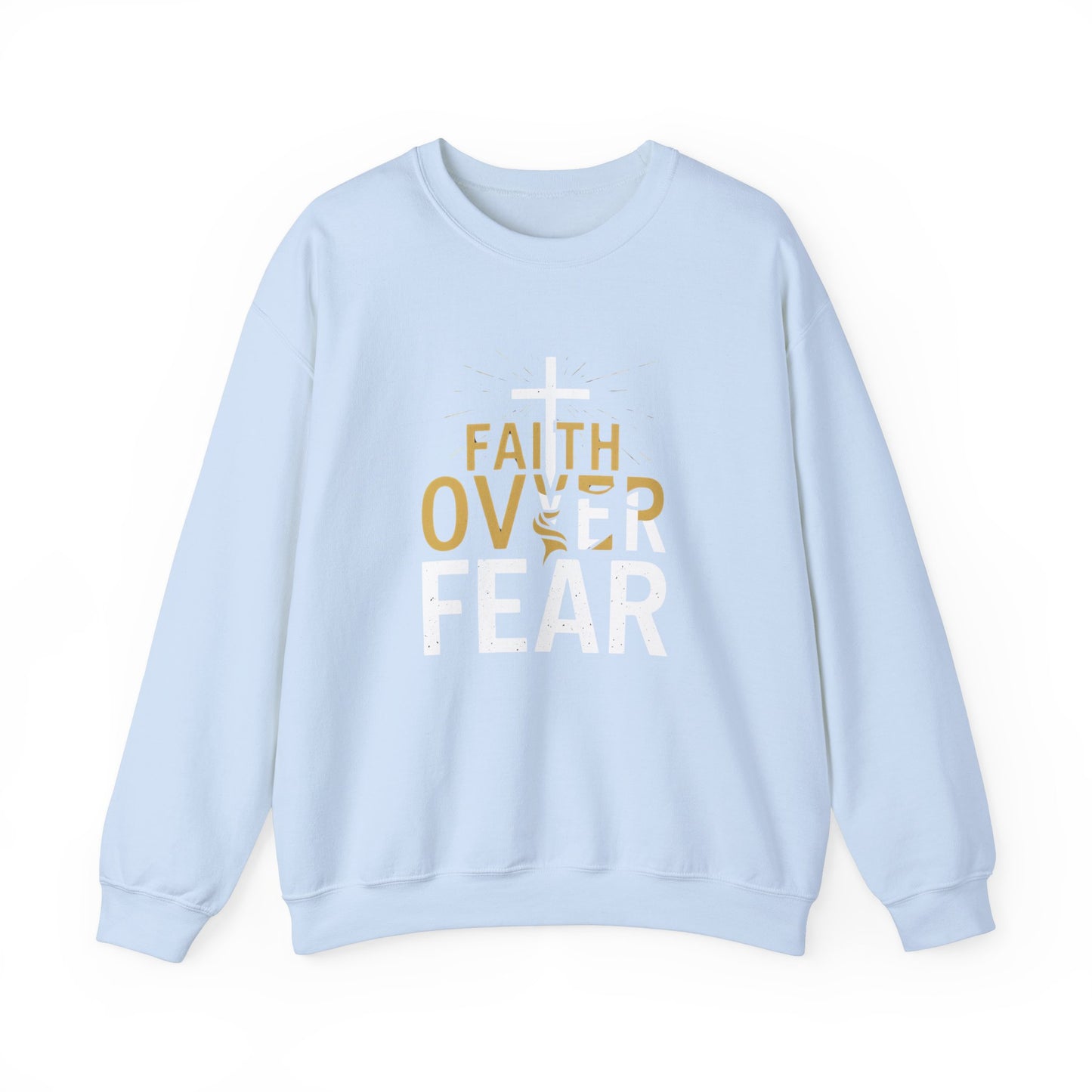 Faith Over Fear Unisex Heavy Blend™ Crewneck Sweatshirt