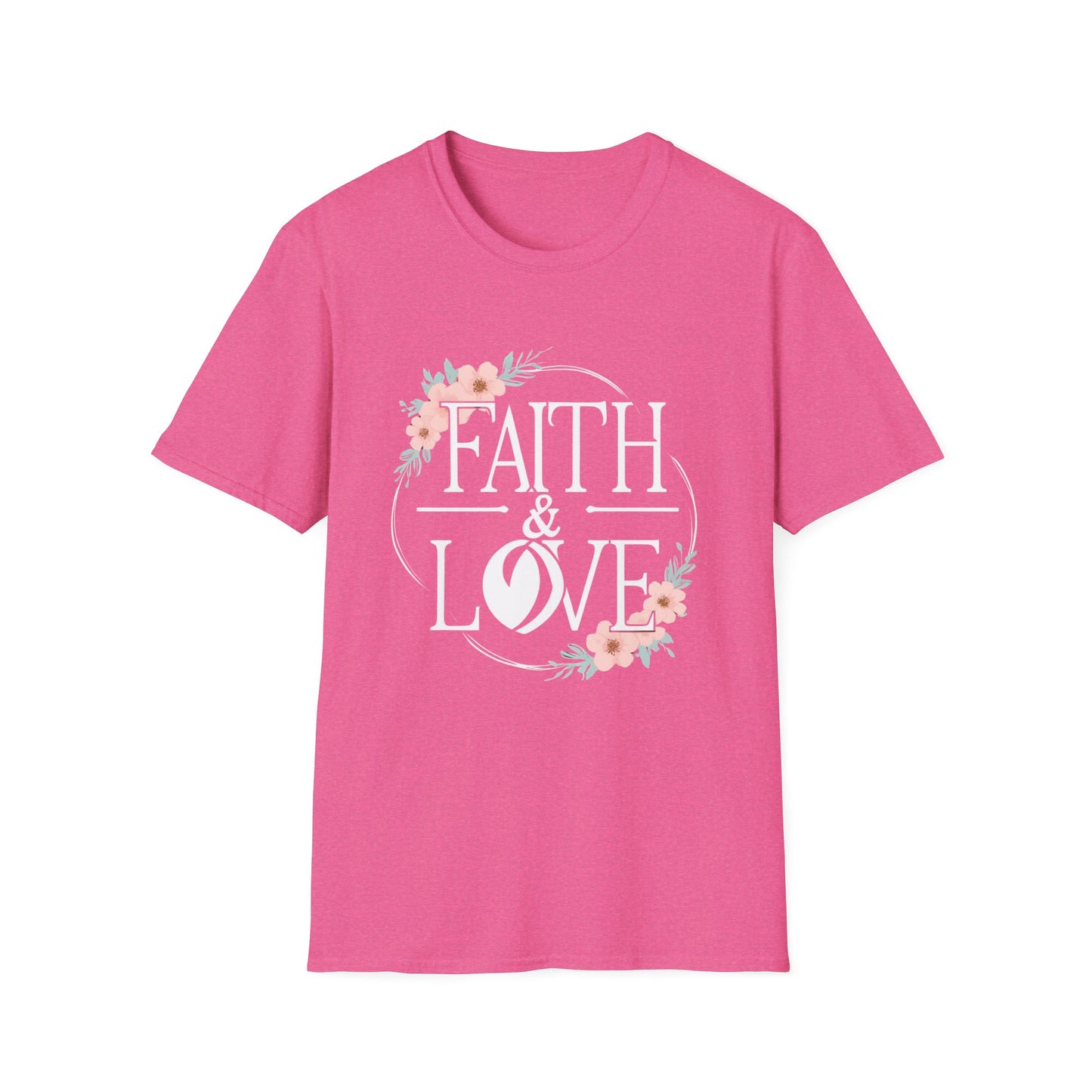 Faith & Love Unisex Softstyle T-Shirt