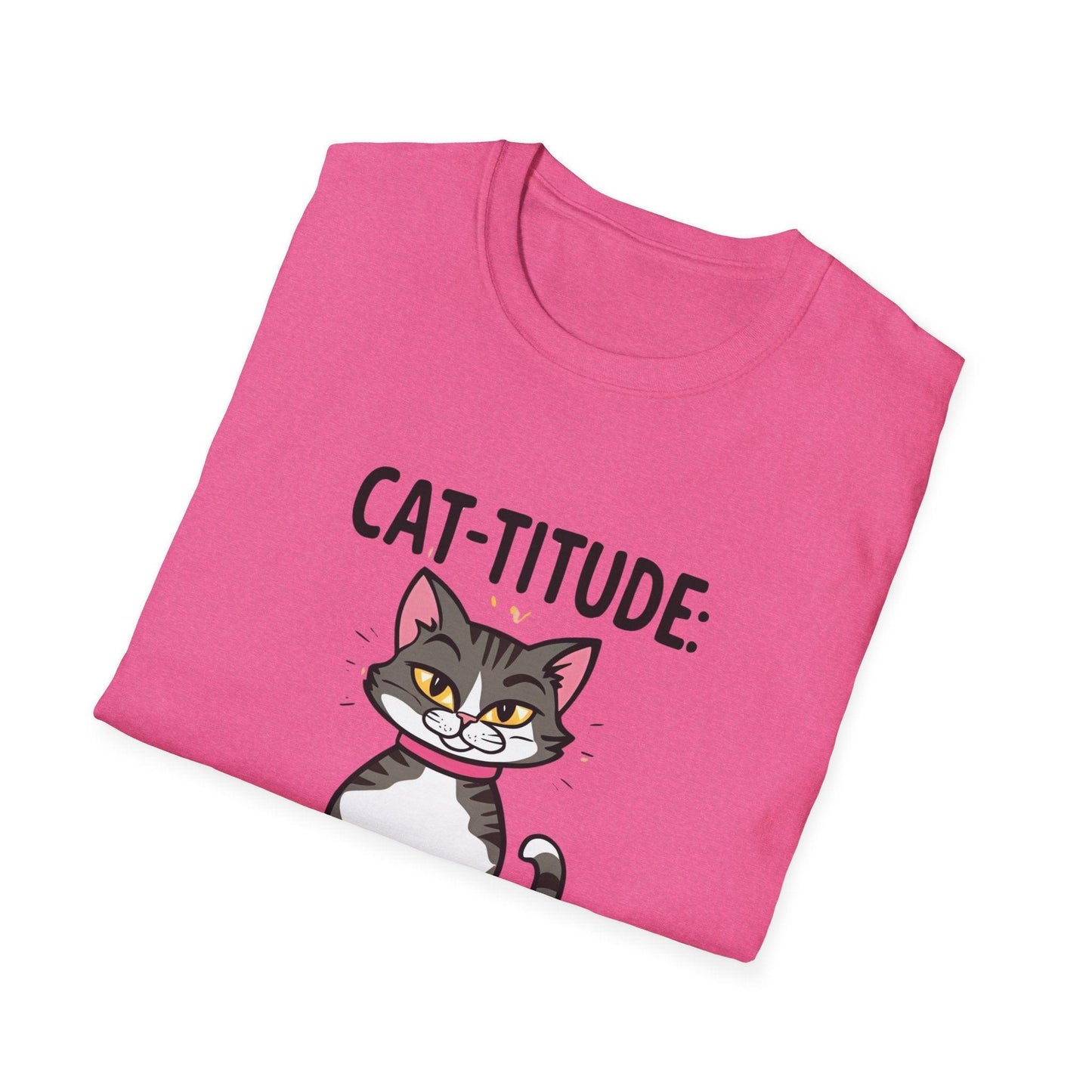 CAT-TITUDE 100% Pure Unisex Softstyle T-Shirt