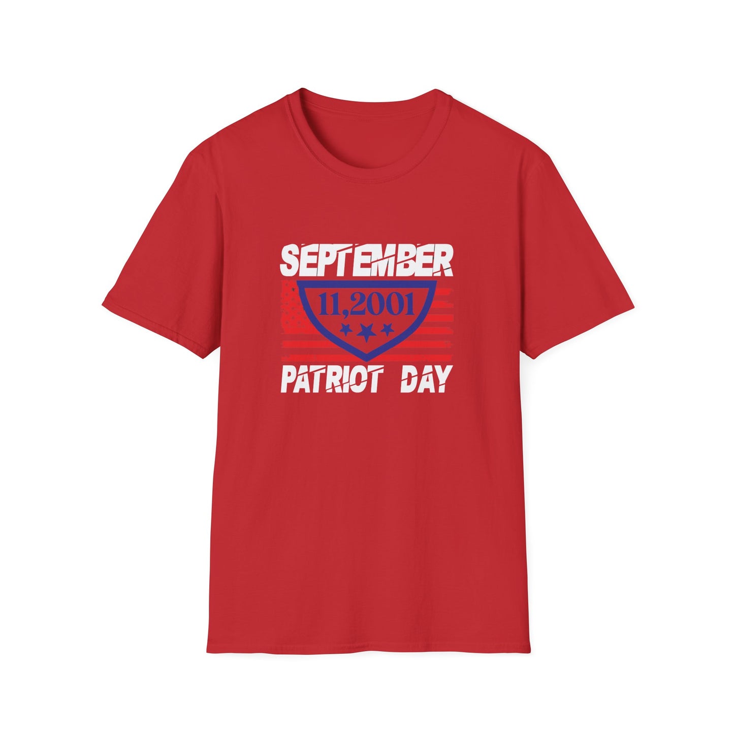 September 11 2001 Patroit Day Unisex Softstyle T-Shirt