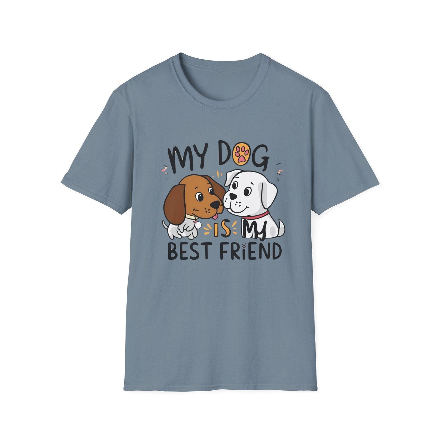 My Dog Is My BestFriend Unisex Softstyle T-Shirt