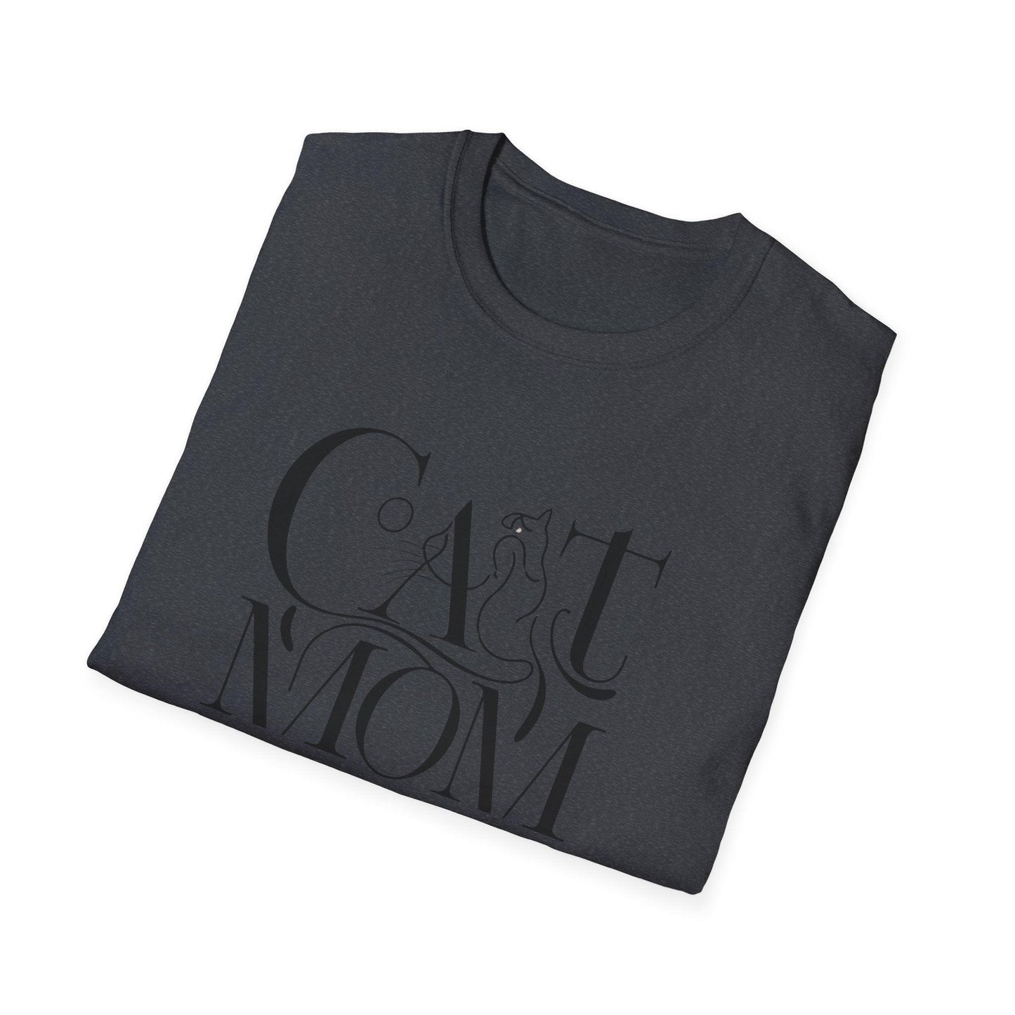 Cat Mom Unisex Softstyle T-Shirt