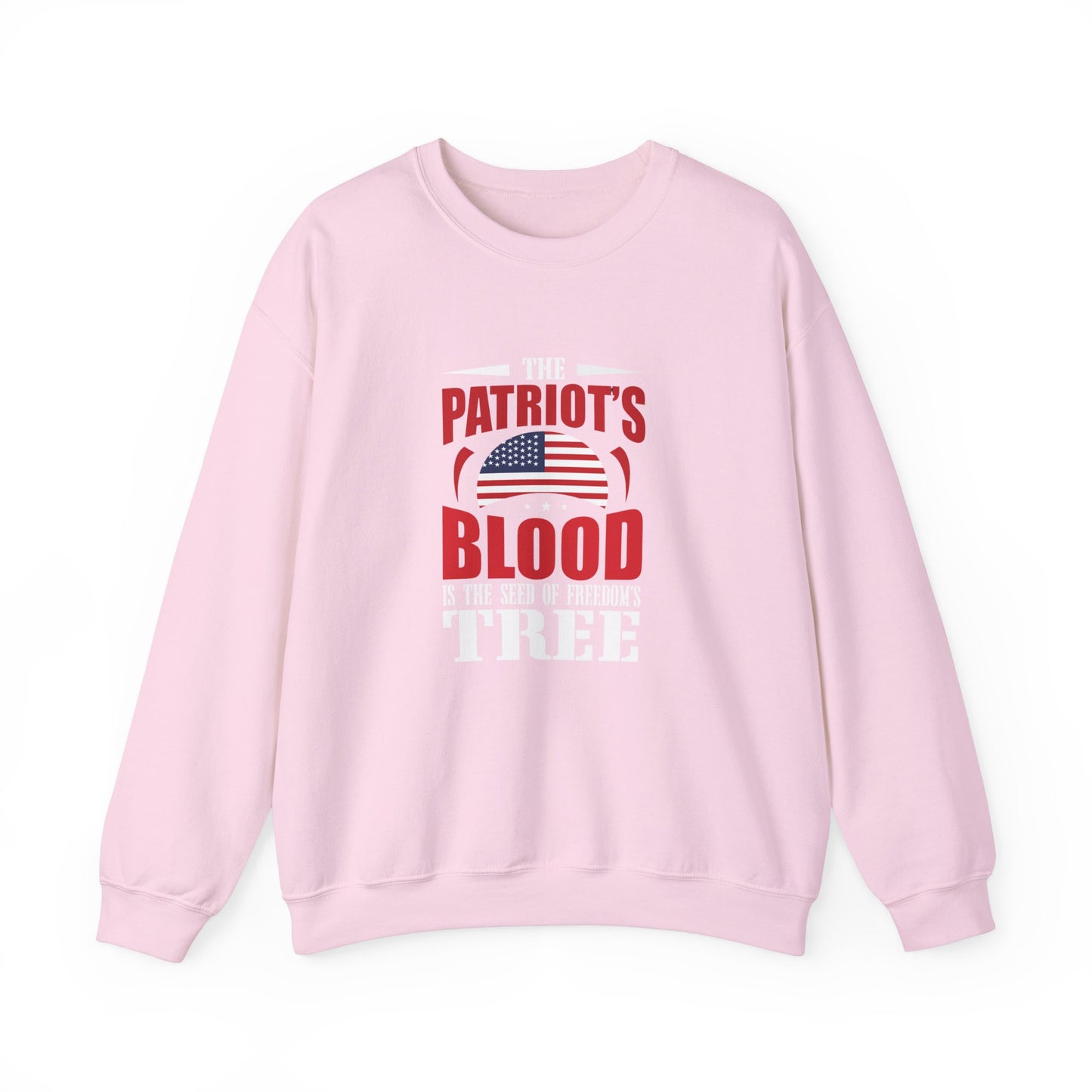 The Patroit Blood Is The Seed of Freedom Tree Unisex Heavy Blend™ Crewneck Sweatshirt