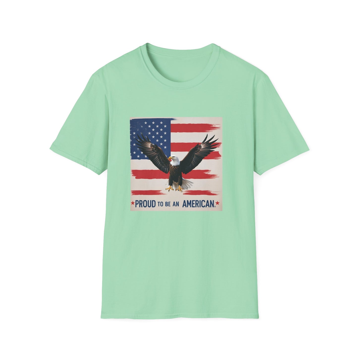 Proud To Be An American Unisex Softstyle T-Shirt