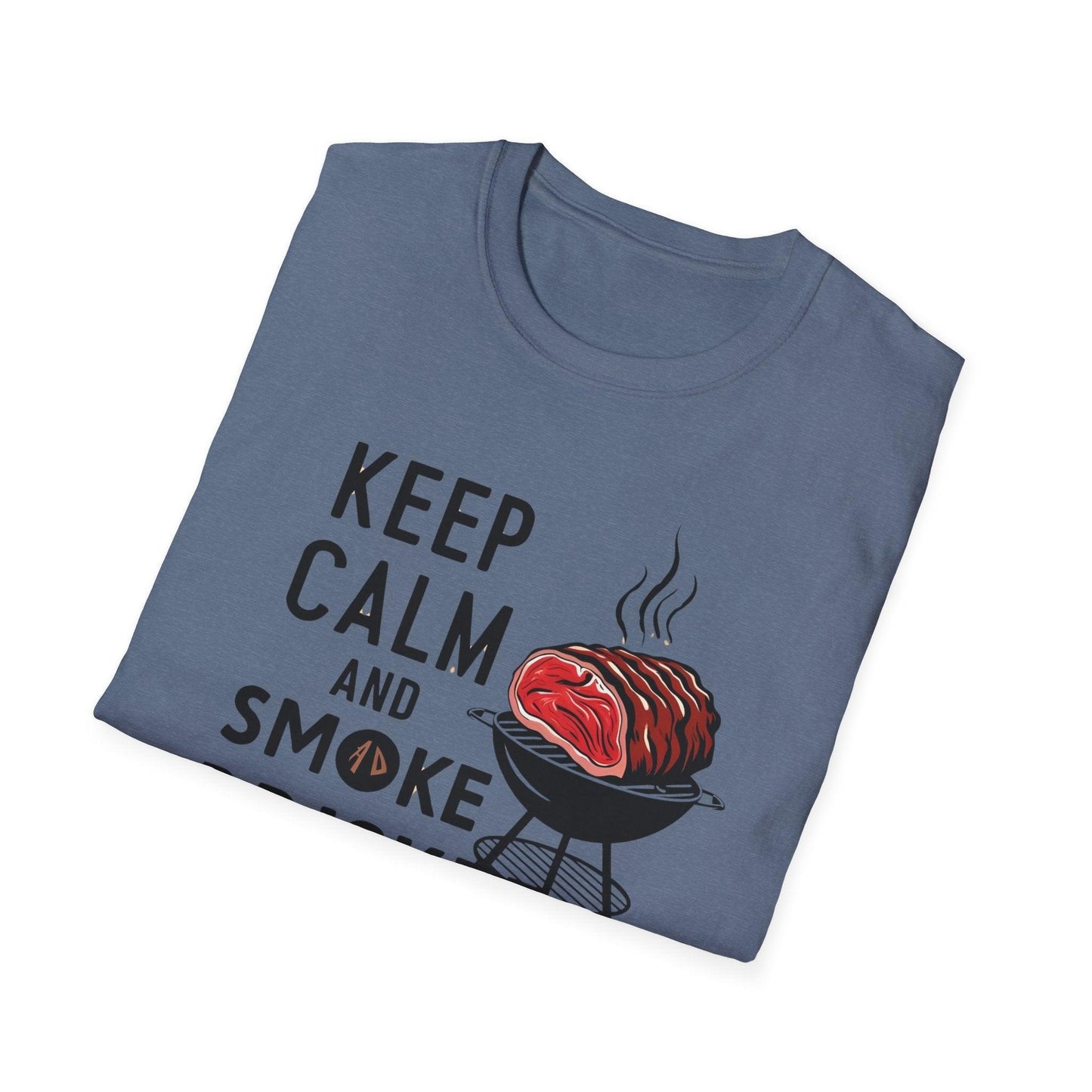 Keep Calm and Smoke Brisket Unisex Softstyle T-Shirt