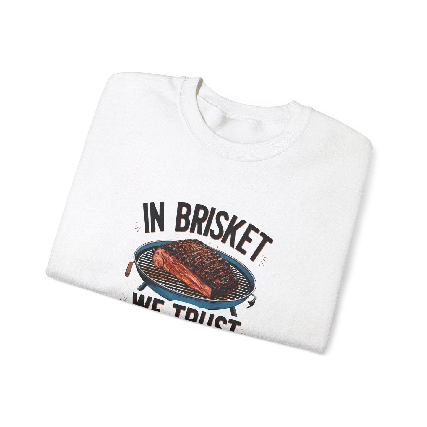 In Brisket We Story Unisex Heavy Blend™ Crewneck Sweatshirt