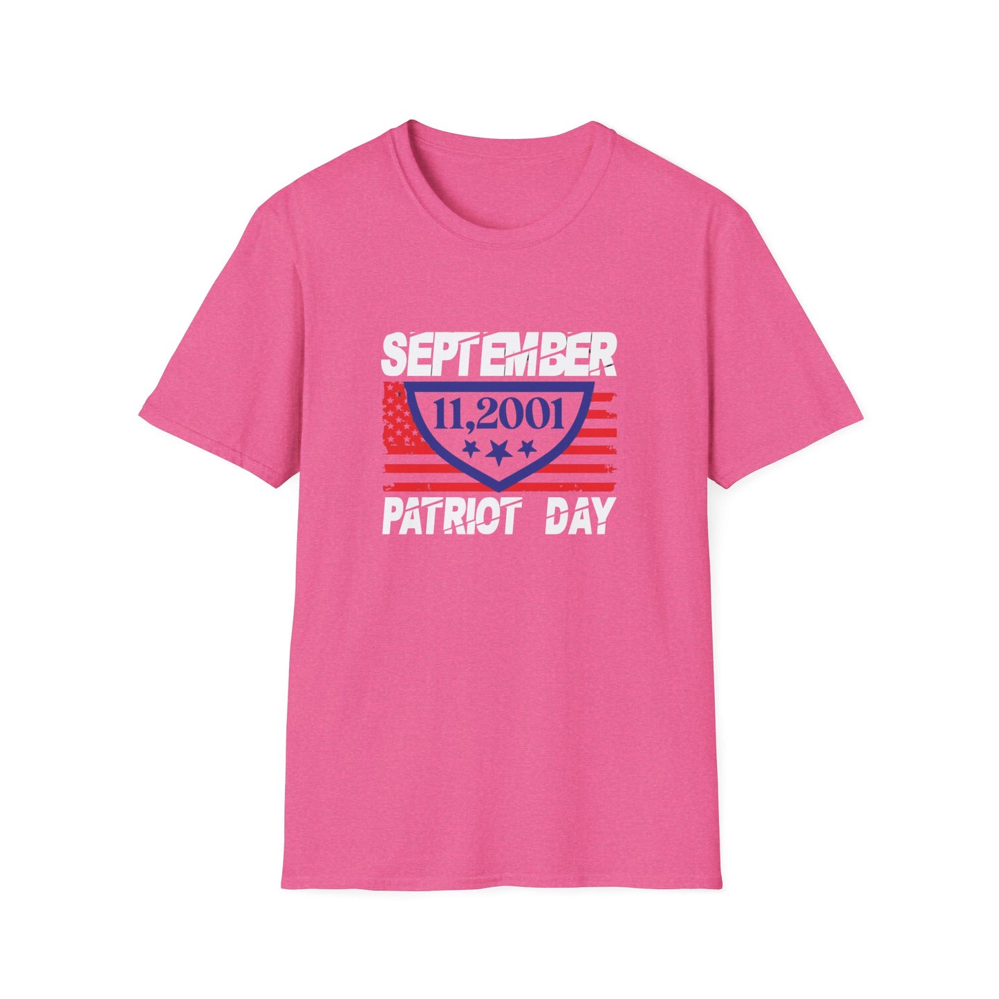 September 11 2001 Patroit Day Unisex Softstyle T-Shirt