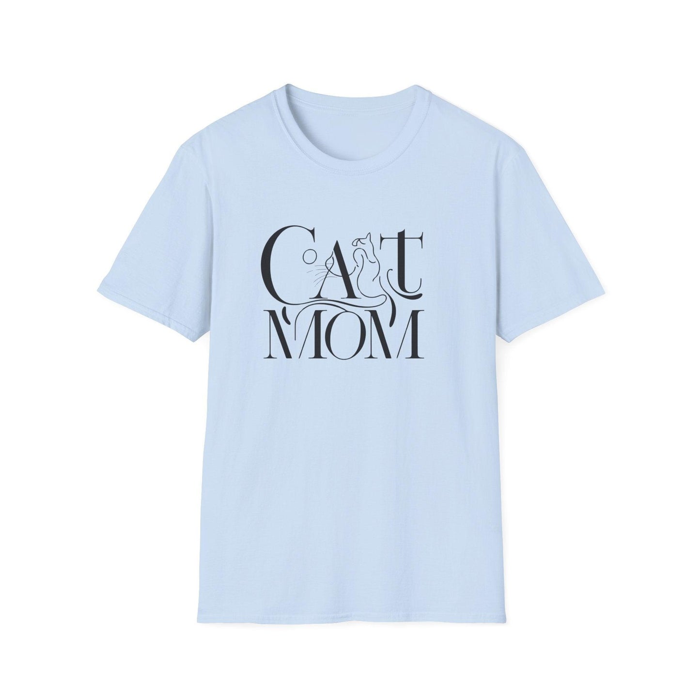 Cat Mom Unisex Softstyle T-Shirt