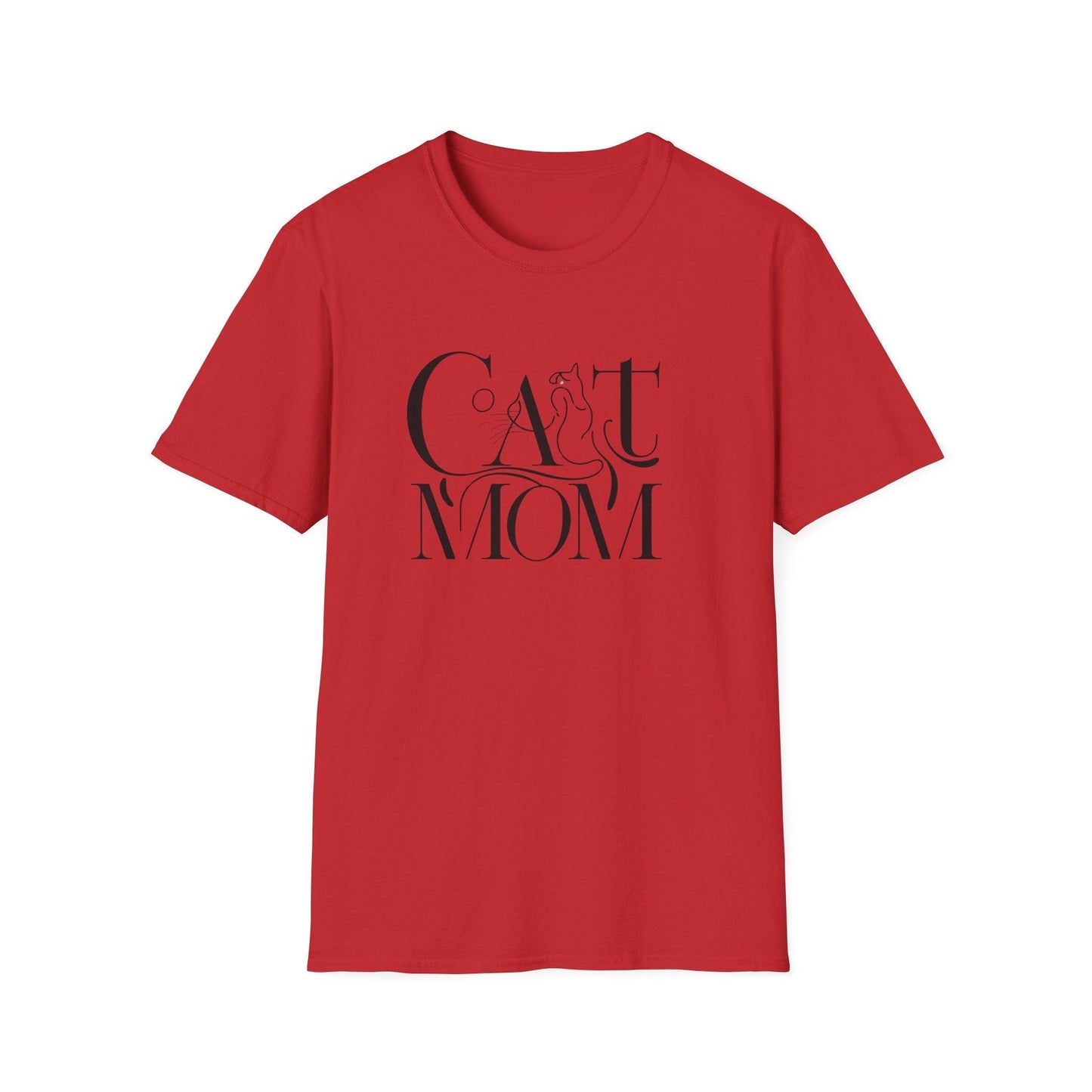 Cat Mom Unisex Softstyle T-Shirt