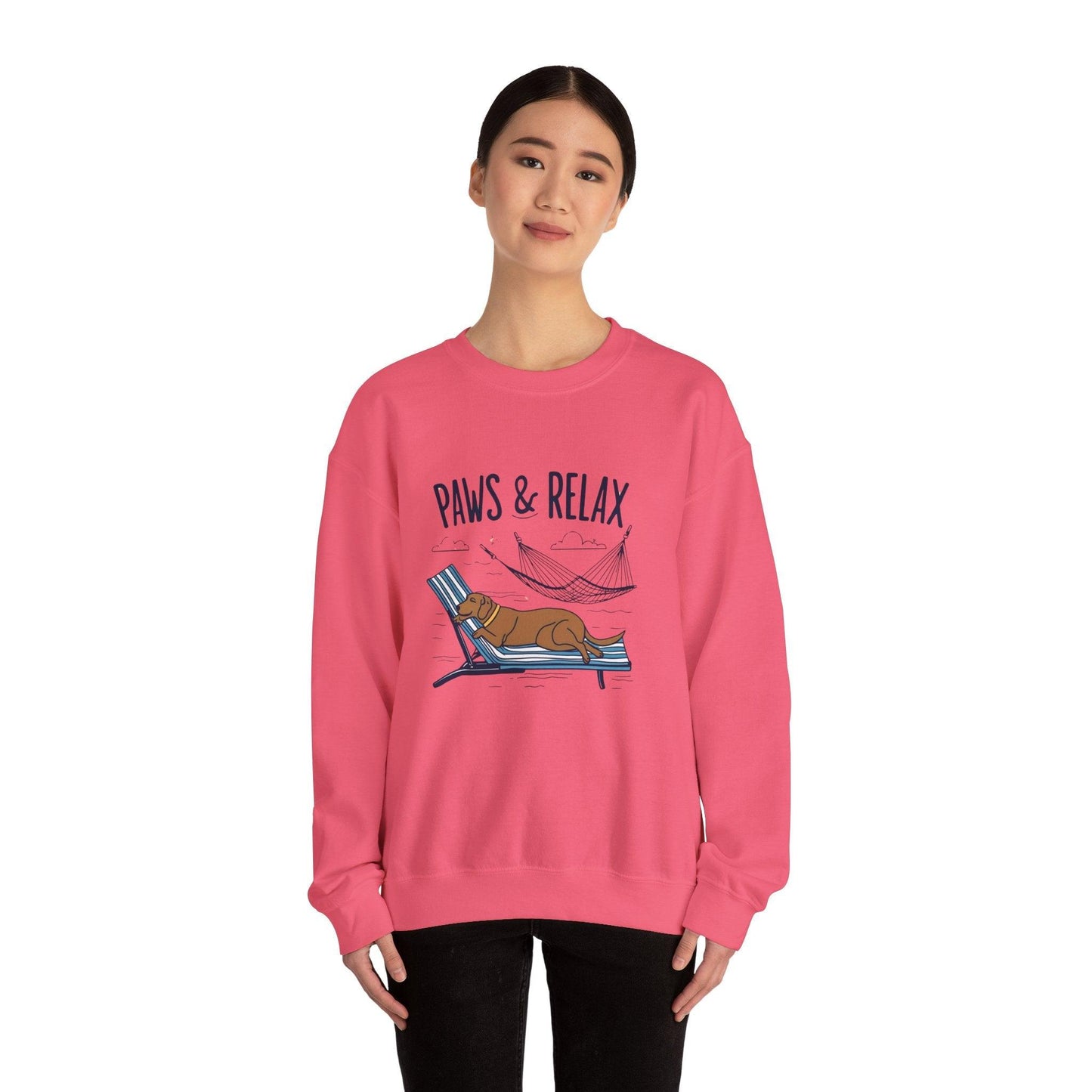 Paws & Relax Unisex Heavy Blend™ Crewneck Sweatshirt