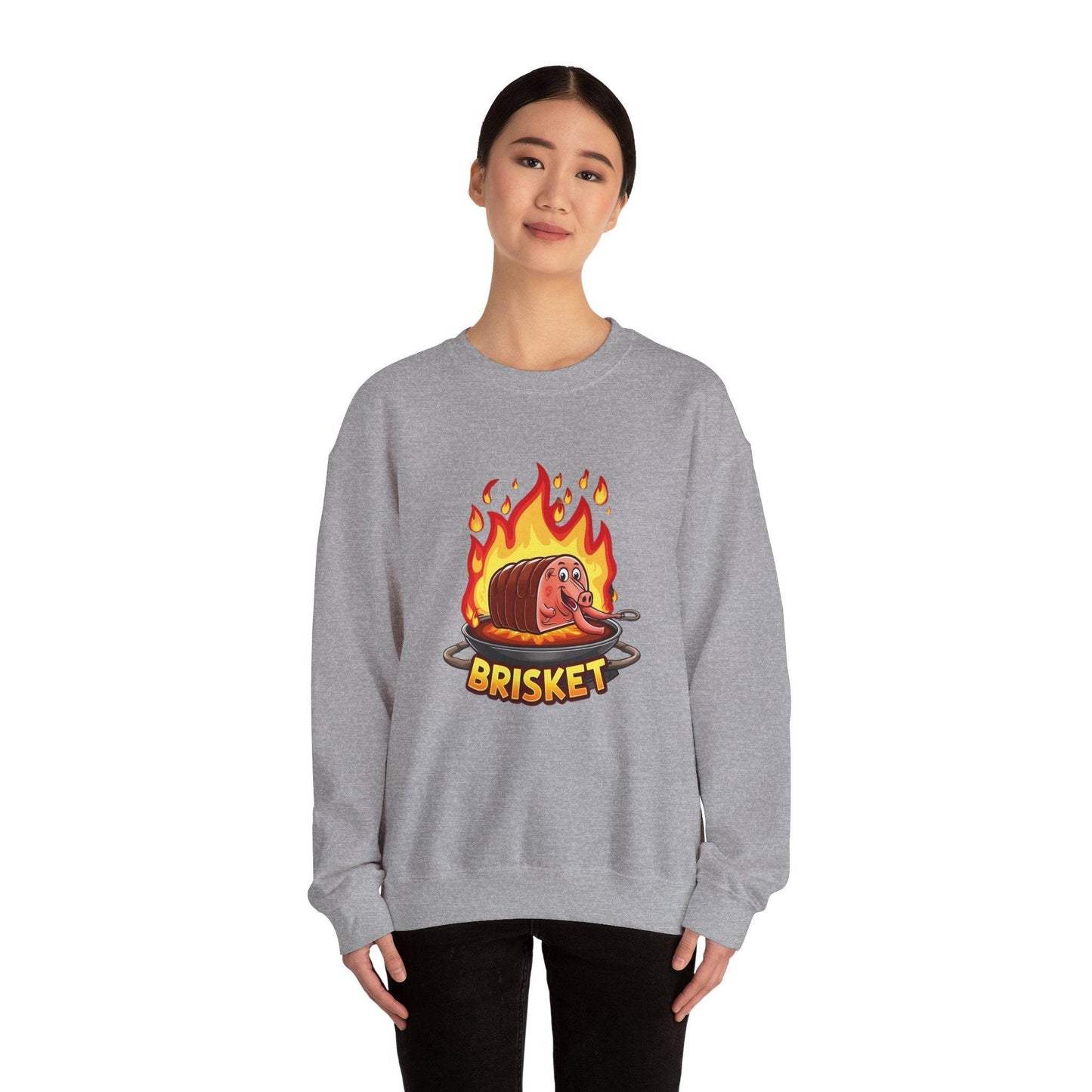 Hot Brisket Unisex Heavy Blend™ Crewneck Sweatshirt