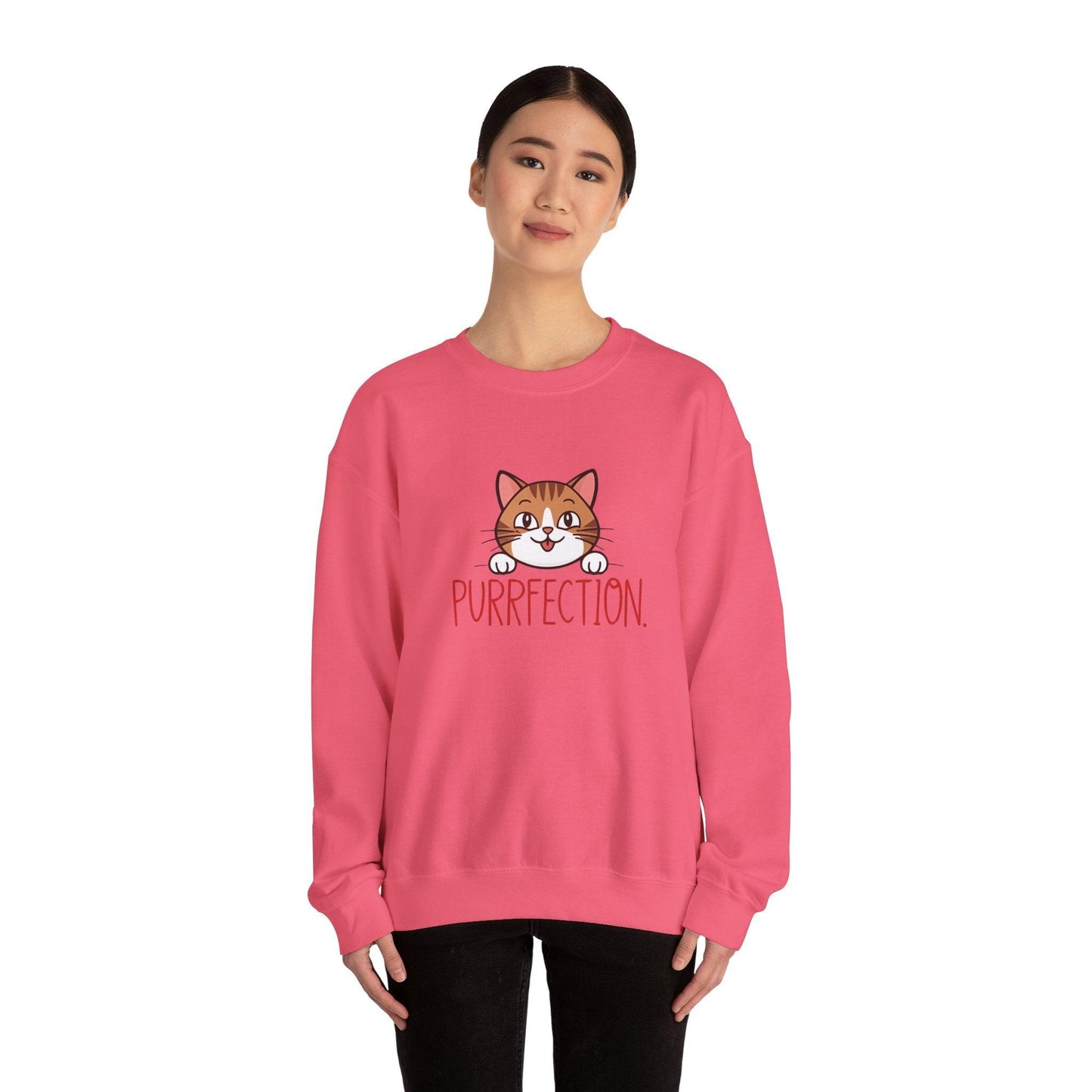 Purrfection Unisex Heavy Blend™ Crewneck Sweatshirt