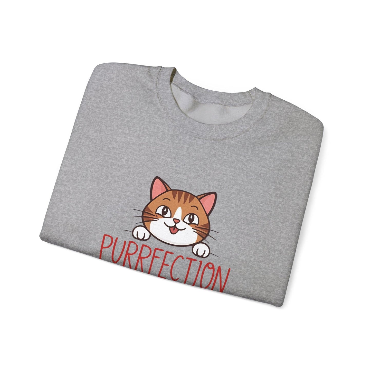 Purrfection Unisex Heavy Blend™ Crewneck Sweatshirt