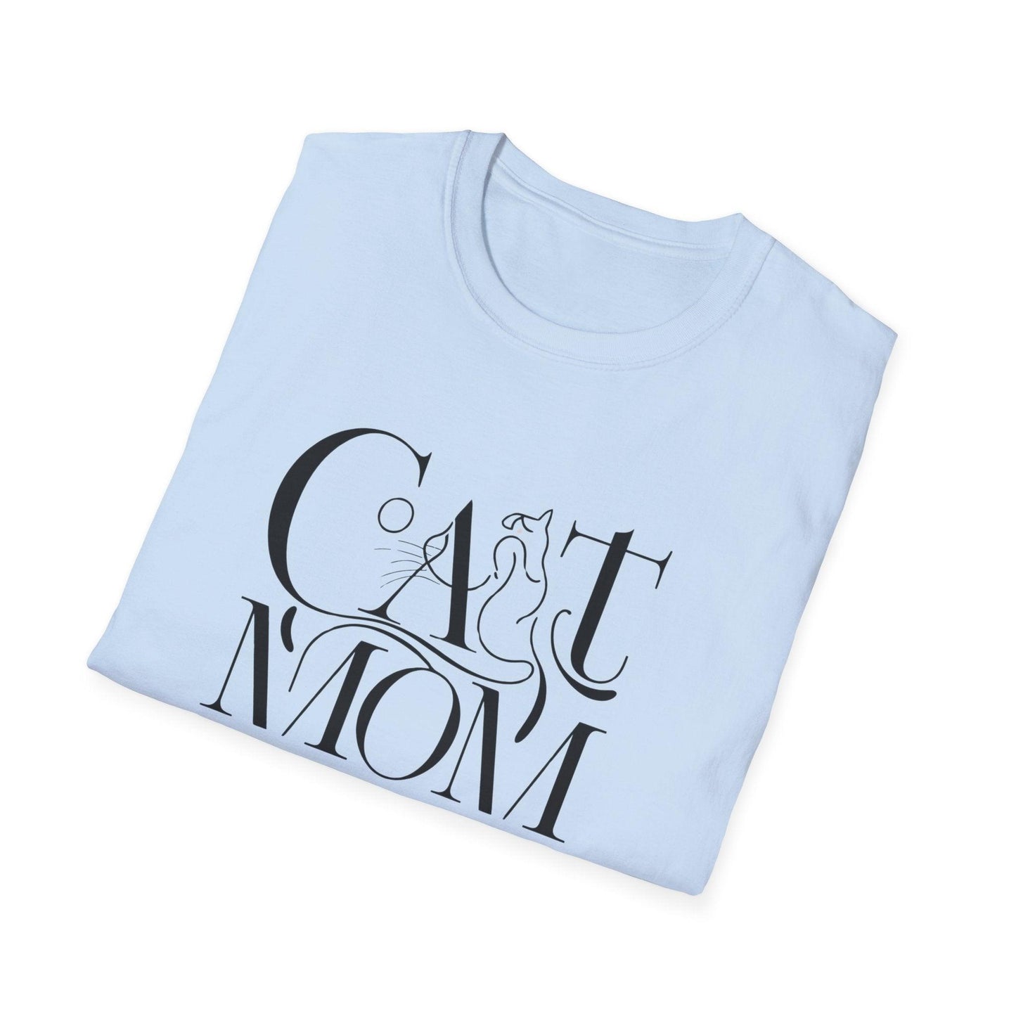 Cat Mom Unisex Softstyle T-Shirt