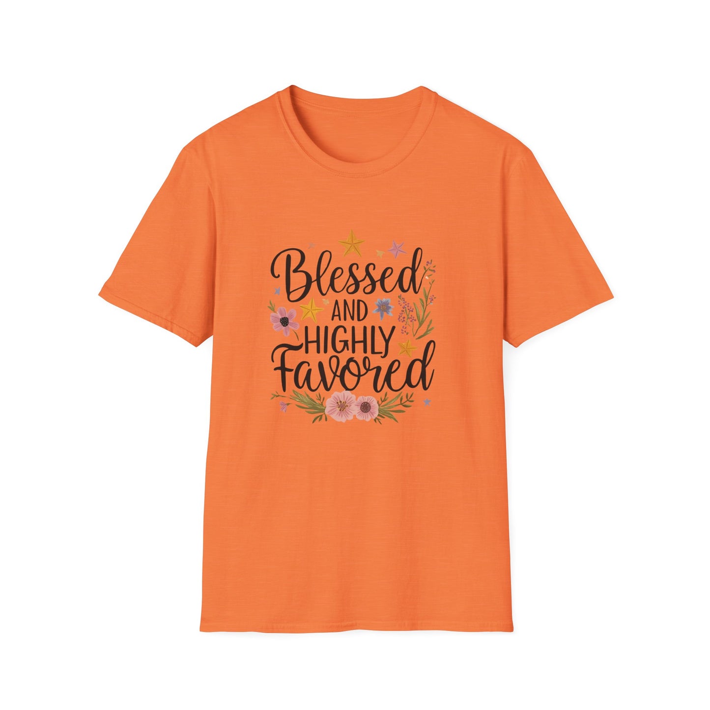 Blessed and Highly Favored Unisex Softstyle T-Shirt