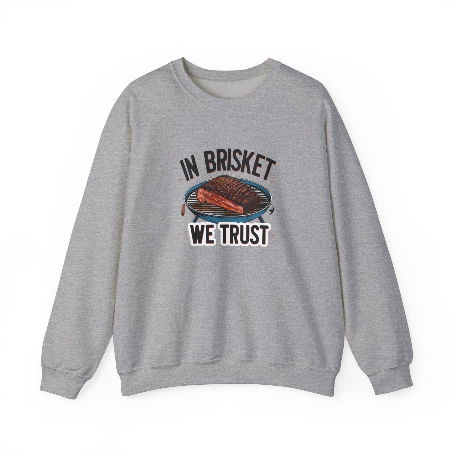 In Brisket We Story Unisex Heavy Blend™ Crewneck Sweatshirt