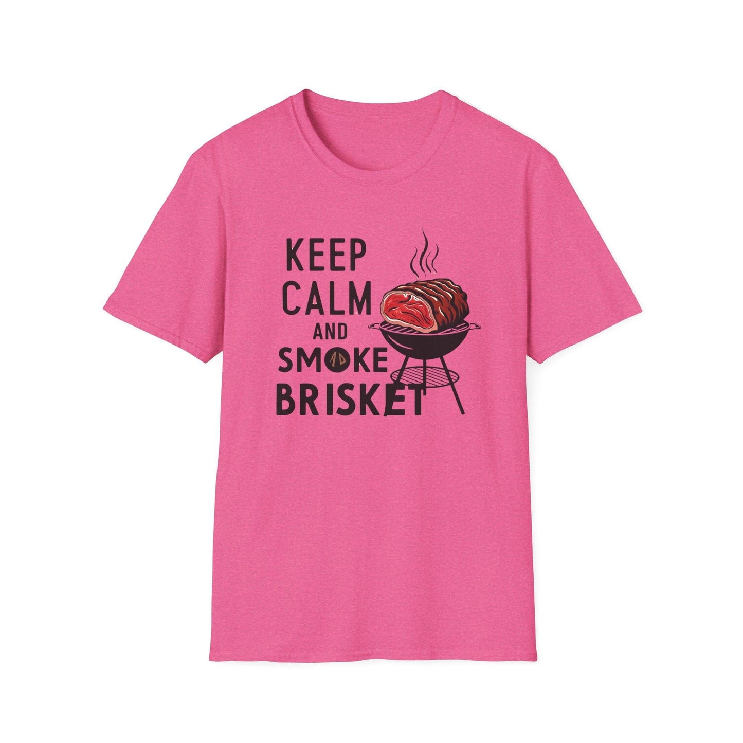 Keep Calm and Smoke Brisket Unisex Softstyle T-Shirt