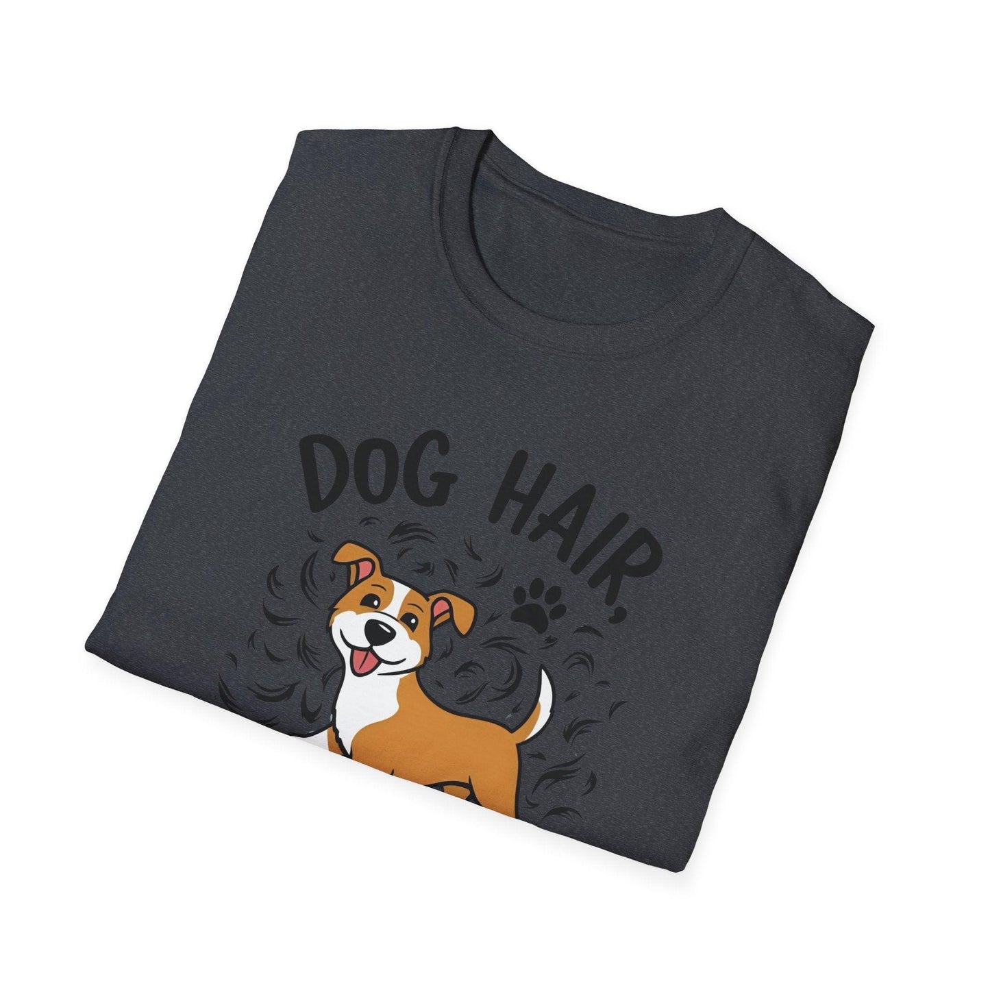 Dog Hair Don't Care Unisex Softstyle T-Shirt