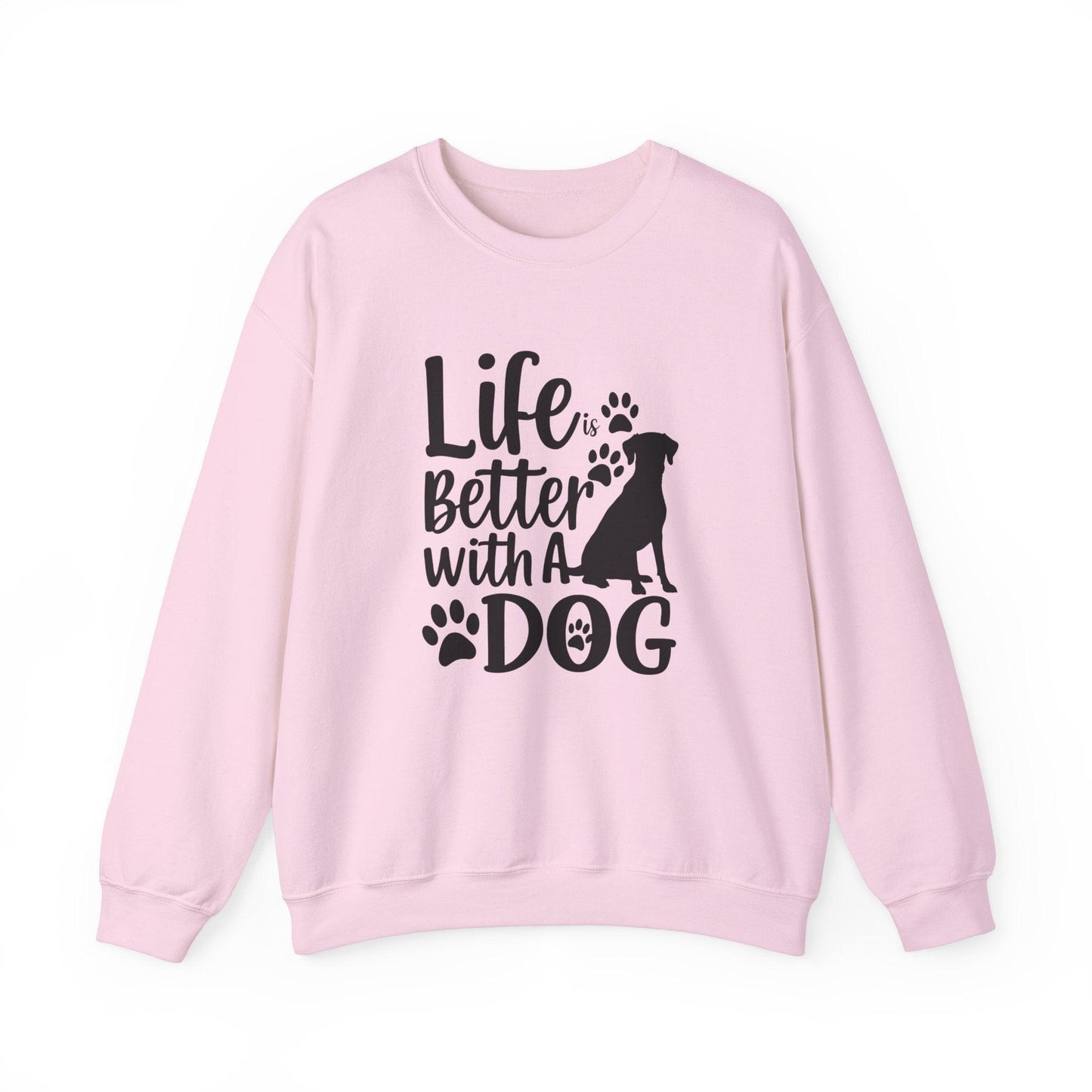 Life is Better With a Dog  Unisex Heavy Blend™ Crewneck Sweatshirt