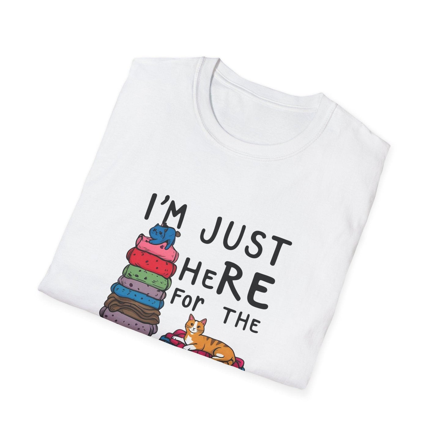 I'm Just Here For The Cats Unisex Softstyle T-Shirt