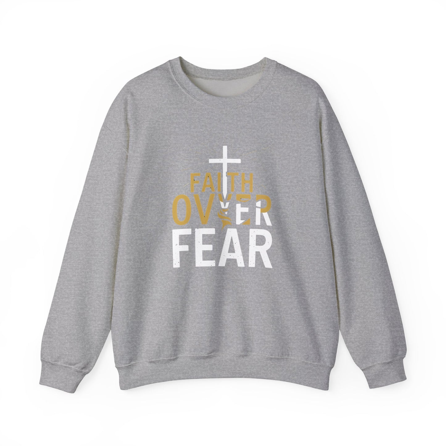 Faith Over Fear Unisex Heavy Blend™ Crewneck Sweatshirt