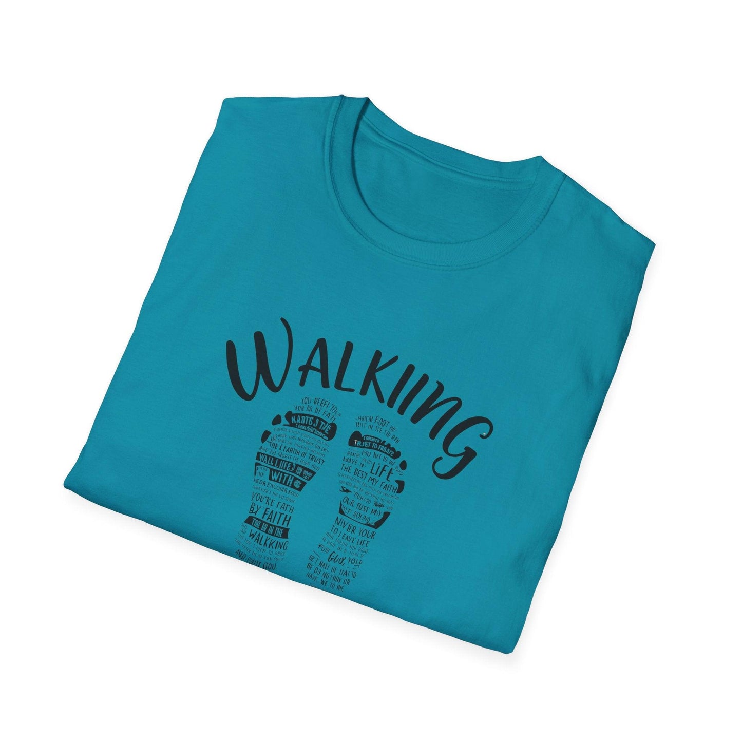 Walking by Faith  Unisex Softstyle T-Shirt