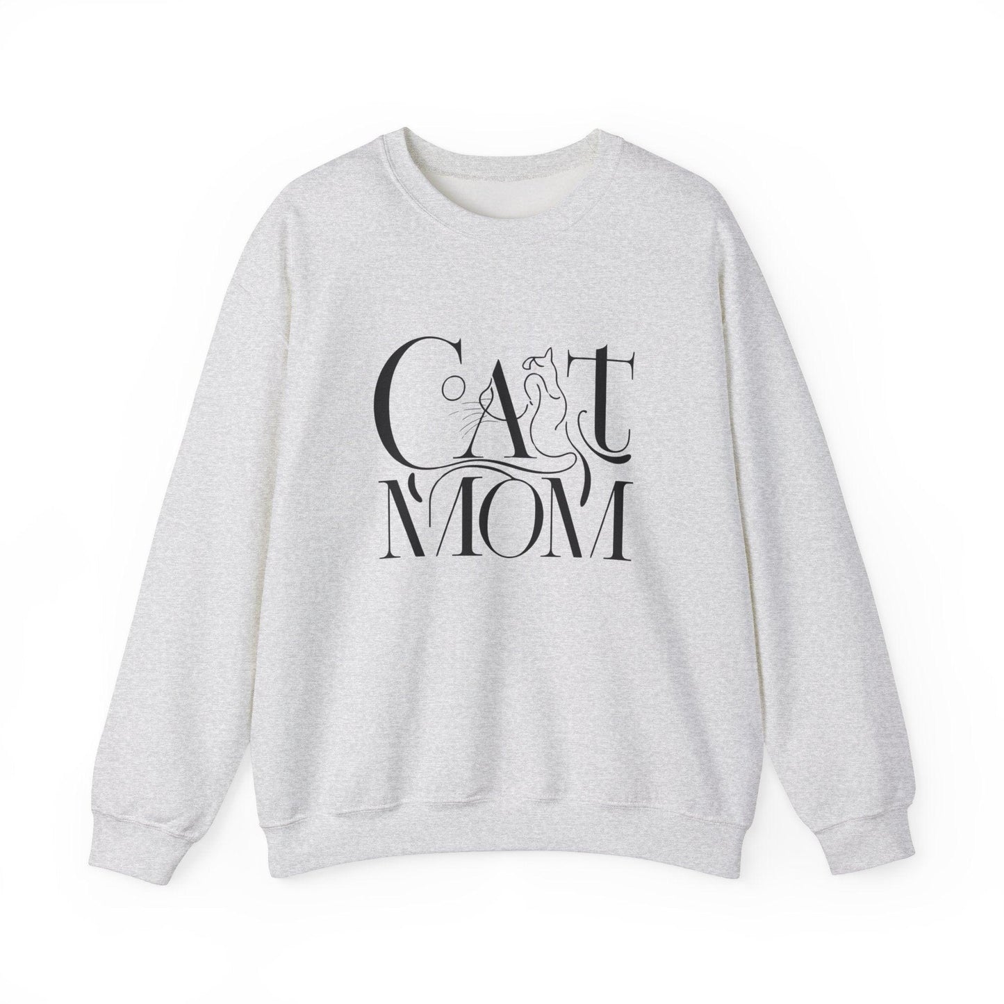 Cat Mom Unisex Heavy Blend™ Crewneck Sweatshirt