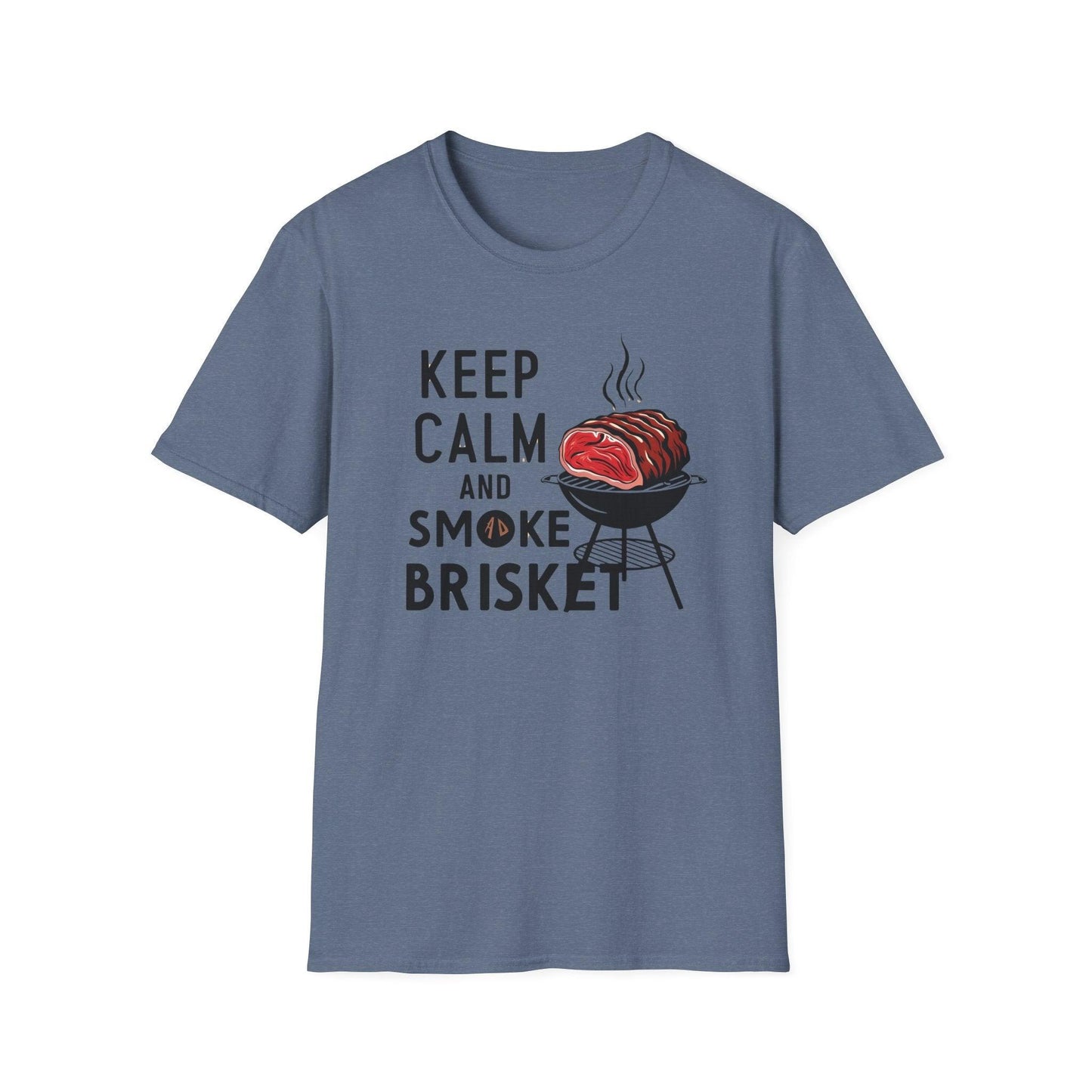 Keep Calm and Smoke Brisket Unisex Softstyle T-Shirt