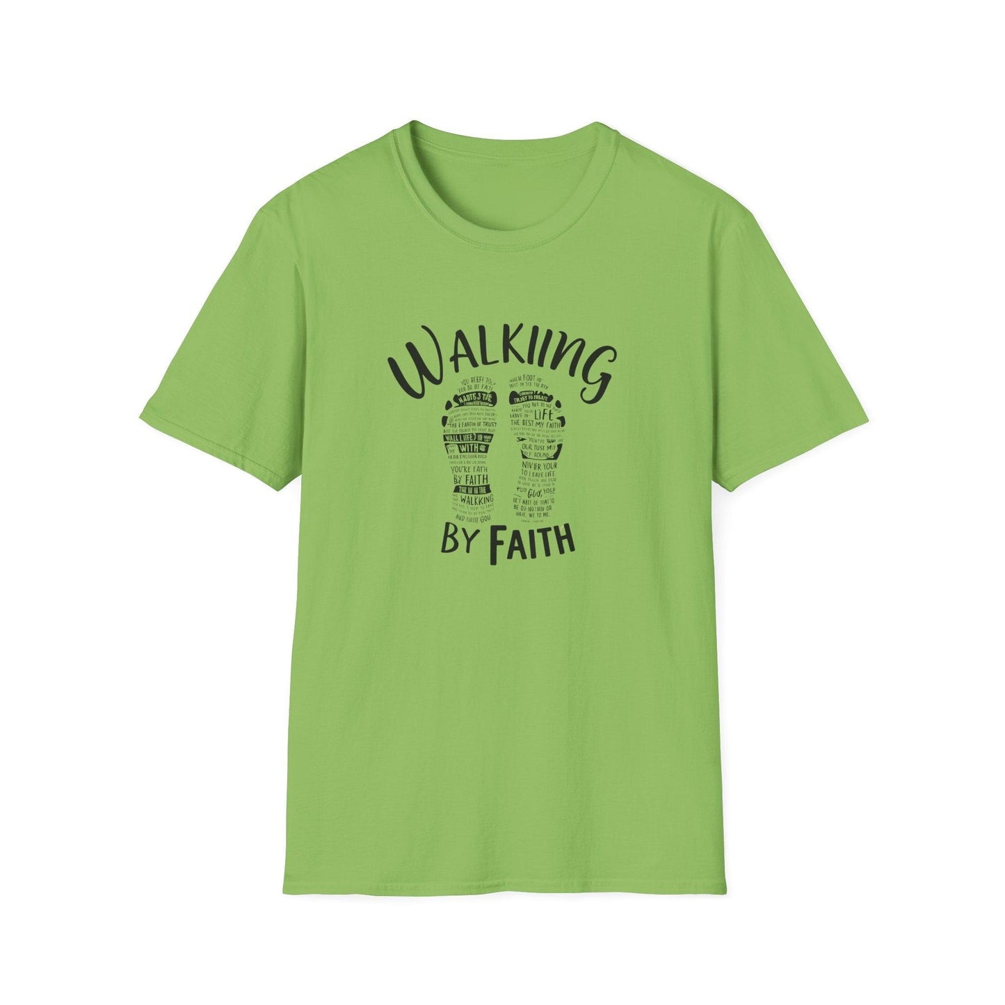 Walking by Faith  Unisex Softstyle T-Shirt