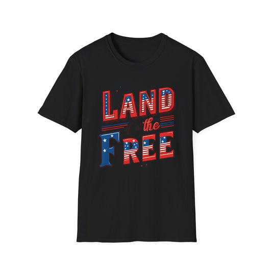 Land of the Free Unisex Softstyle T-Shirt